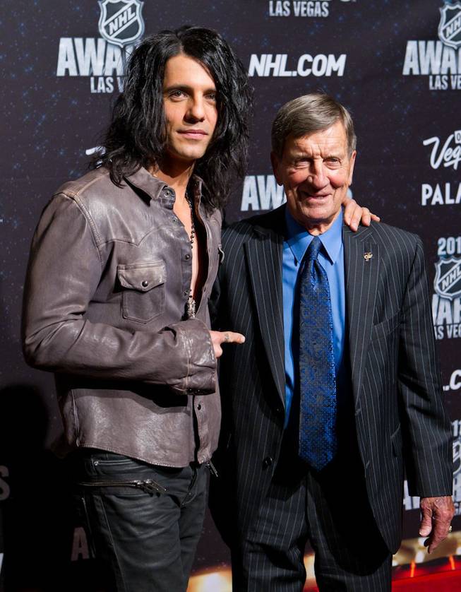 Criss Angel and Ted Lindsay at the 2011 NHL Awards at The Pearl in the Palms on June 22, 2011.