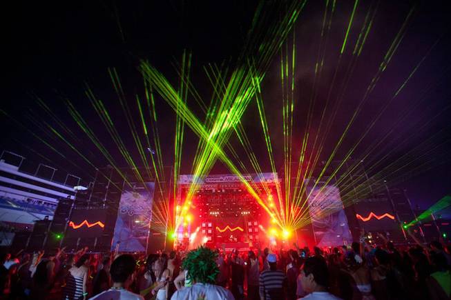 The final night of the Electric Daisy Carnival at Las Vegas Motor Speedway on June 26, 2011.