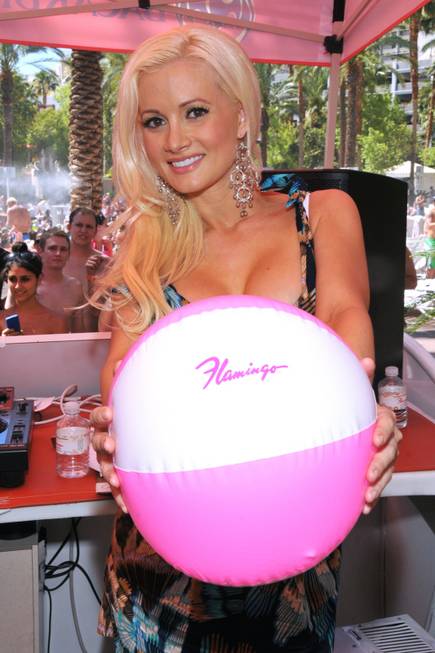 Holly Madison hosts the party at Go Pool at the ...