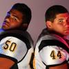 Photo: Clark High School football players Erik Rocha and Photo: Clark High School football players Erik Rocha and