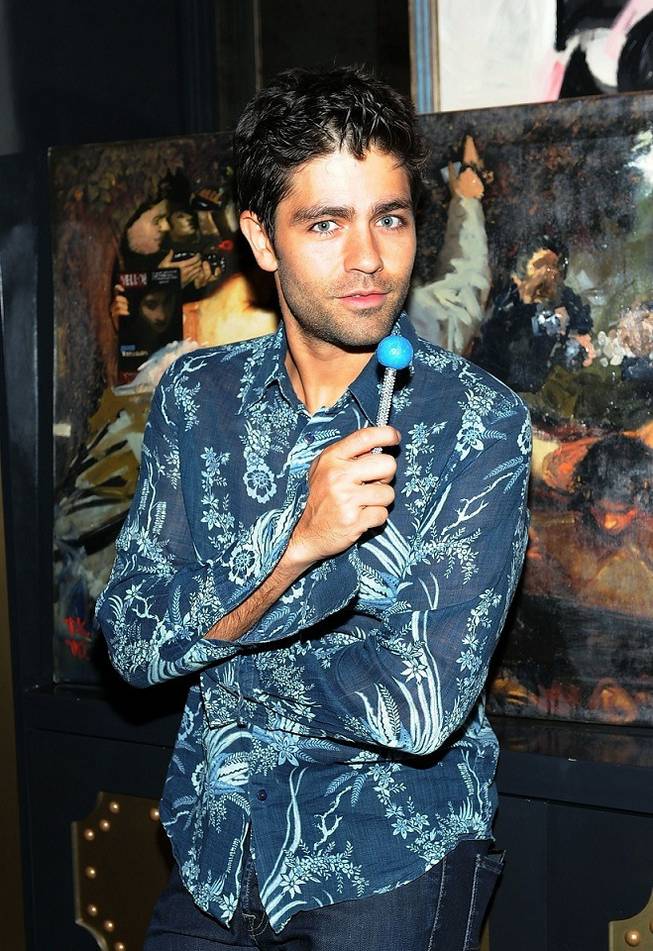 Adrian Grenier in the Chocolate Lounge at Sugar Factory American Brasserie at the Paris on July 22, 2011.