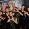 Andre Agassi with Las Vegas dance crew The Prodigy. Andre Agassi with Las Vegas dance crew The Prodigy.