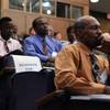 Photo: Luzau Balowa attends the United Nations Refugee Ag