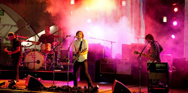 Death Cab for Cutie at Boulevard Pool at the Cosmopolitan on Aug. 20, 2011.