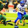 Photo: Moapa Valley running back Kasen Hughes gets by the Photo: Moapa Valley running back Kasen Hughes gets by the