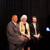 Dwight Jones, superintendent of the Clark County School District, from left, Carolyn Edwards, president of the Board of Trustees, and Pedro Martinez, the deputy superintendent, participate in a roundtable discussion with the Las Vegas Sun in Las Vegas Thursday, August 25, 2011.