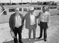 From left, Herb McDonald, Benny Benion and Ralph Lamb promoting the NFR May 5, 2012.