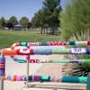 Photo: Yarnstorming, also called yarn bombing or guerilla