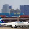 Photo: A WestJet airplane takes off from McCarran Interna Photo: A WestJet airplane takes off from McCarran Interna