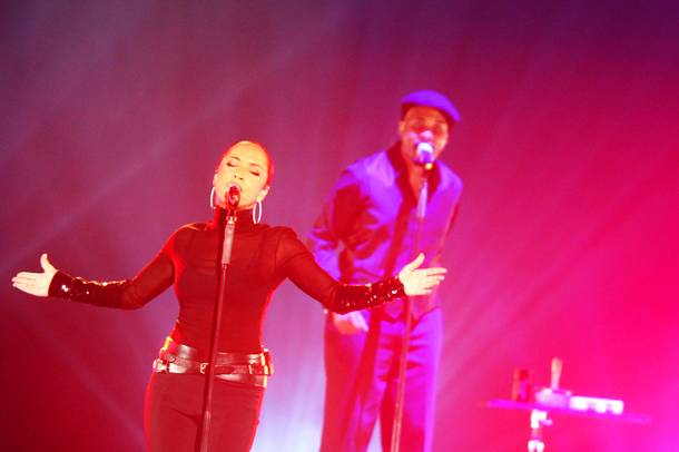 Sade performs at the MGM Grand Garden Arena Saturday, September 3, 2011.