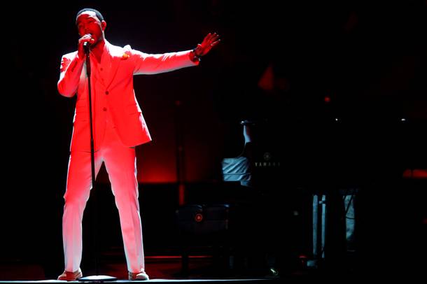John Legend opens up for Sade at the MGM Grand Garden Arena Saturday, September 3, 2011.