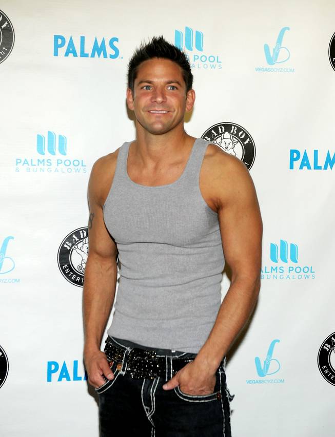 Jeff Timmons at Diddy's Palms Pool party at the Palms on Sept. 4, 2011.