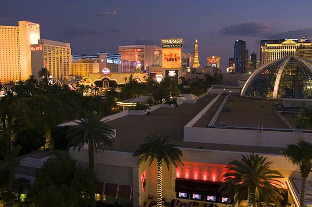 A view of casinos on the Las Vegas Strip in Las Vegas, Nevada September 16, 2011. STEVE MARCUS