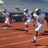 Photo: Cheyenne High School football players (left to rig Photo: Cheyenne High School football players (left to rig