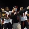 Photo: Steven Jackson, holding trophy, celebrates Oregon Photo: Steven Jackson, holding trophy, celebrates Oregon
