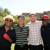 Justin Timberlake at the weeklong Justin Timberlake Shriners Hospitals for Children Open at TPC Summerlin on Sept. 28, 2011. Timberlake's guests and competitors this week include Marshall Faulk, Bo Jackson, Anthony Anderson, George Lopez, Cedric the Entertainer and Trevor Immelman.