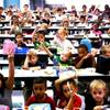 All the kindergarten students at Elizondo Elementary School eat lunch together in North Las Vegas on Thursday, Sept. 29, 2011.