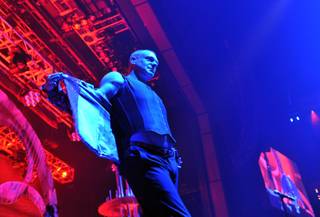 Andy Bell of Erasure performs at The Pearl in the Palms on Sept. 30, 2011.