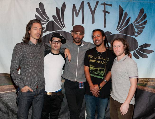 Incubus backstage at The Joint in the Hard Rock Hotel on Oct. 8, 2011.