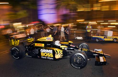IndyCars on The Strip