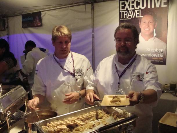 The inaugural L.A. Food and Wine Festival at Nokia Plaza's L.A. Live on Oct. 15, 2011.