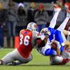Photo: UNLV linebacker Nate Carter, left, and lineman Ale Photo: UNLV linebacker Nate Carter, left, and lineman Ale