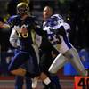 Photo: Foothill's Tyler Morris reaches for a pass under c Photo: Foothill's Tyler Morris reaches for a pass under c