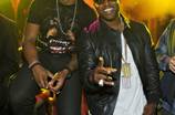 Usher and Rico Love at Haze