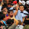 Photo: Manny Pacquiao celebrates his majority decision ag