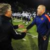 Photo: Bishop Gorman coach Tony Sanchez and Palo Verde co Photo: Bishop Gorman coach Tony Sanchez and Palo Verde co