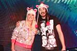 Holly Madison Surfs Crowd at Surrender