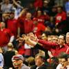 Photo: UNLV fans chant 