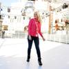 Holly Madison ice skates at Winter in Venice outside the Venetian on Nov. 29, 2011.