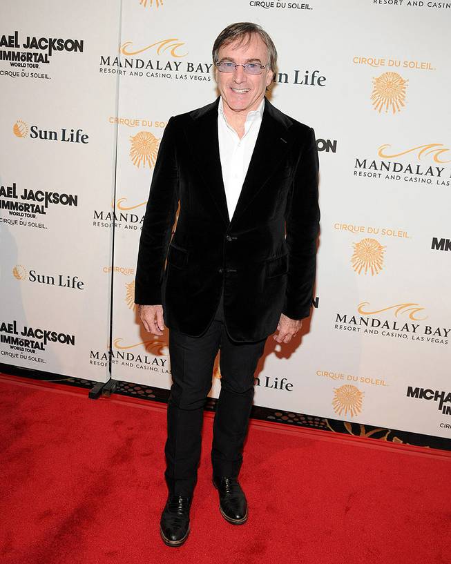 Daniel Lamarre at the "Michael Jackson: The Immortal World Tour" red carpet at Mandalay Bay on Dec. 3, 2011.