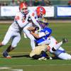 Photo: Bishop Gorman's, from left, Zach Hutchins, Armand 