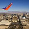 Las Vegas Strip casinos are viewed from the window of a Southwest Airlines passenger jet as it takes off from McCarran International Airport on Dec. 9, 2011. Las Vegas Strip casinos are viewed from the window of a Southwest Airlines passenger jet as it takes off from McCarran International Airport on Dec. 9, 2011.