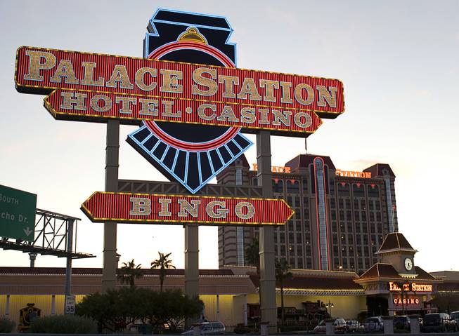 An exterior view of Palace Station on Sahara Avenue Tuesday, December 13, 2011.  .