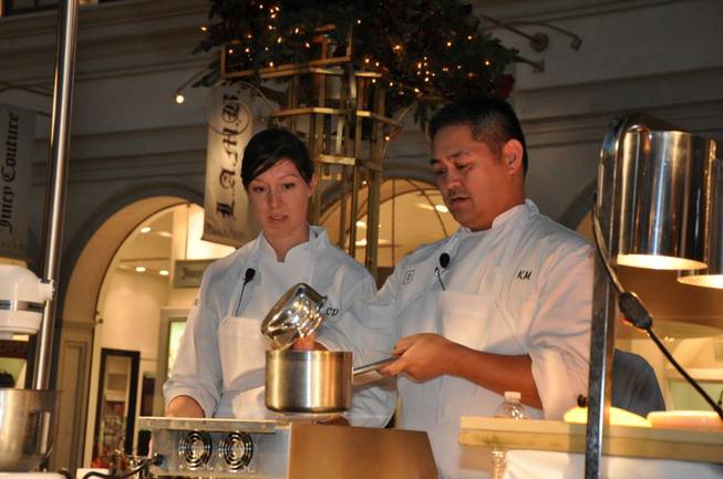 Wolfgang Puck's Las Vegas Director of Pastry Kenny Magana and ...