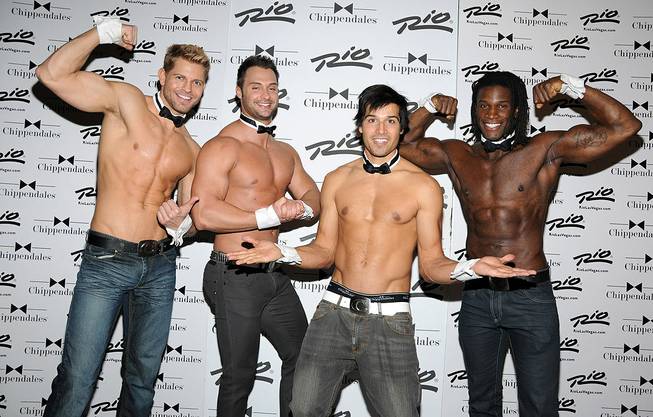 Chippendales guest Ricardo Laguna at the Rio on Jan. 5, ...