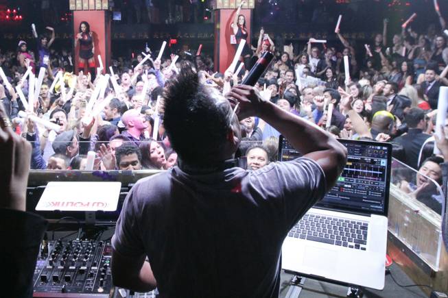 Apl.De.Ap spins at Tao in the Venetian on Jan. 6, ...