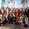 Chef Kerry Simon with the 2012 Miss America Pageant contestants at Simon in Palms Place on Jan. 8, 2012.