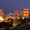 A view of casinos on the Las Vegas Strip. With the International Consumer Electronics Show in town, room rates at many hotels have skyrocketed.