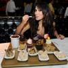 Karina Smirnoff celebrates her 34th birthday at Sugar Factory American Brasserie in the Paris on Saturday, Jan. 14, 2012.
