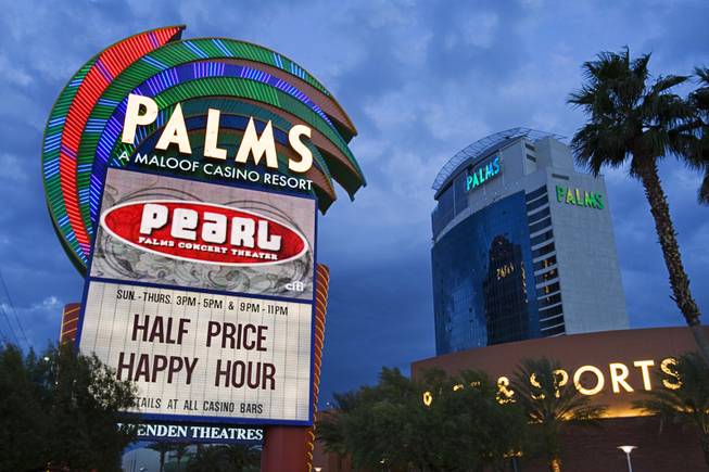 An exterior view of the Palms Sunday, January 15, 2012.