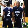 Photo: Centennial's Marcus Allen reacts after dunking on Photo: Centennial's Marcus Allen reacts after dunking on