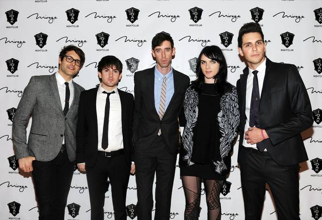 Cobra Starship arrives at 1 OAK in the Mirage on ...