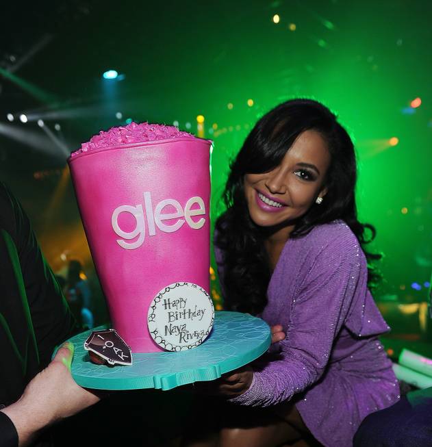Naya Rivera celebrates her 25th birthday at 1 OAK in ...