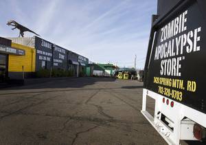 A view of the Zombie Apocalypse Store, 3420 Spring Mountain ...