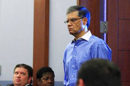 Dipak Desai enters court for a competency proceeding Tuesday, Oct. 11, 2011. A psychiatrist testified Friday, Jan. 27, 2012, that he thinks Desai is competent to stand trial and was exaggerating the extent of his memory loss.