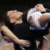 Photo: Nick Diaz spars during open workouts for UFC 143 a